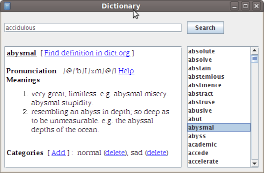 Dictionary